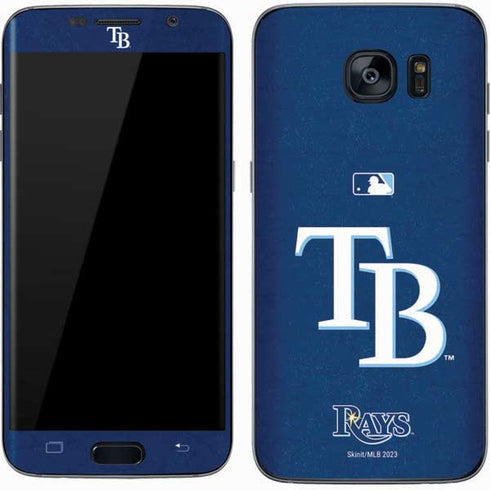 MLB Tampa Bay Rays - Solid Distressed Galaxy S7 Skin