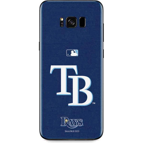 MLB Tampa Bay Rays - Solid Distressed Galaxy S8 Skin