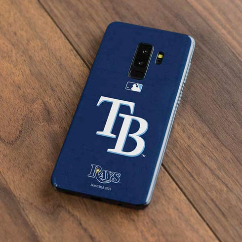 MLB Tampa Bay Rays - Solid Distressed Galaxy S9 Plus Skin