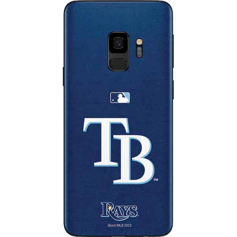 MLB Tampa Bay Rays - Solid Distressed Galaxy S9 Skin