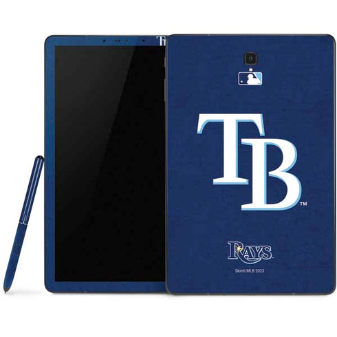 MLB Tampa Bay Rays - Solid Distressed Samsung Galaxy Tab Skin