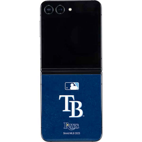 MLB Tampa Bay Rays - Solid Distressed Galaxy Z Flip5 5G Skin