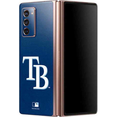 MLB Tampa Bay Rays - Solid Distressed Galaxy Z Fold2 5G Skin