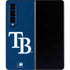 MLB Tampa Bay Rays - Solid Distressed Galaxy Z Fold4 5G Skin