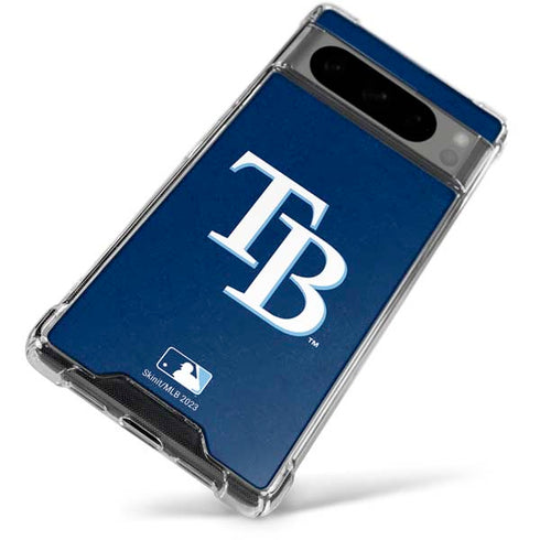 MLB Tampa Bay Rays - Solid Distressed Google Pixel 8 Pro Clear Case