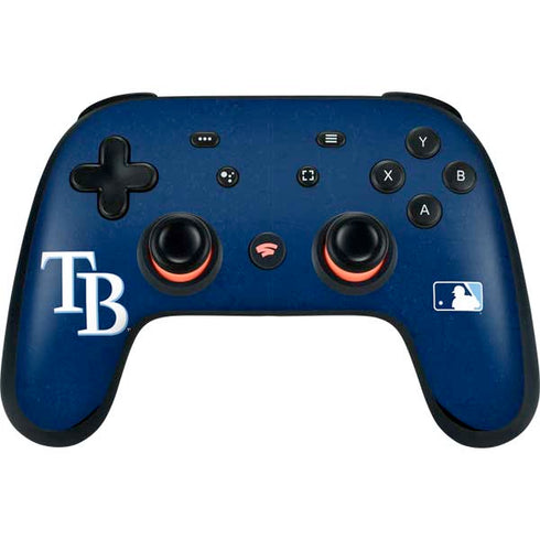 MLB Tampa Bay Rays - Solid Distressed Google Stadia Controller Skin