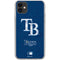 MLB Tampa Bay Rays - Solid Distressed iPhone 11 Clear Case