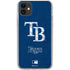 MLB Tampa Bay Rays - Solid Distressed iPhone 11 Clear Case