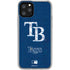 MLB Tampa Bay Rays - Solid Distressed iPhone 11 Pro Clear Case