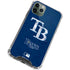 MLB Tampa Bay Rays - Solid Distressed iPhone 11 Pro Max Clear Case