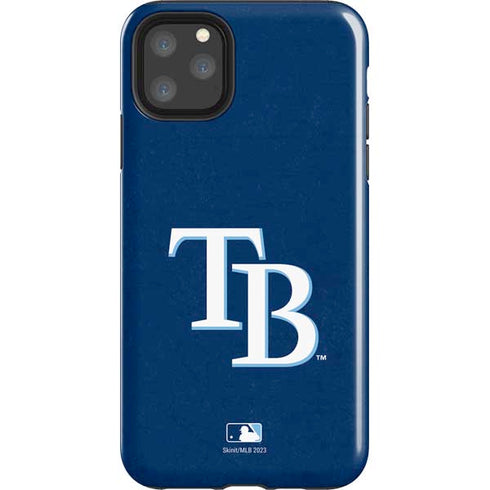 MLB Tampa Bay Rays - Solid Distressed iPhone 11 Pro Max Impact Case