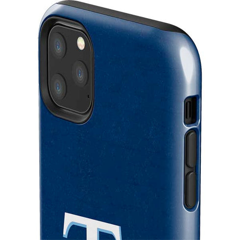 MLB Tampa Bay Rays - Solid Distressed iPhone 11 Pro Max Impact Case