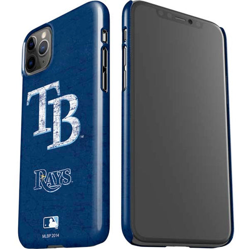 MLB Tampa Bay Rays - Solid Distressed iPhone 11 Pro Max Lite Case