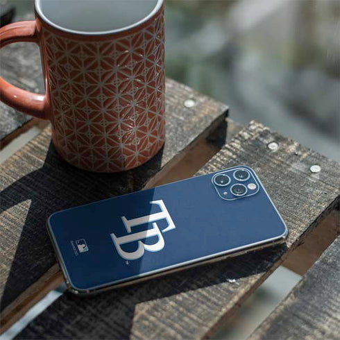 MLB Tampa Bay Rays - Solid Distressed iPhone 11 Pro Max Skin