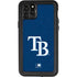 MLB Tampa Bay Rays - Solid Distressed iPhone 11 Pro Max Waterproof Case