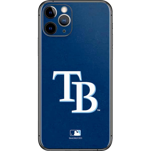 MLB Tampa Bay Rays - Solid Distressed iPhone 11 Pro Skin