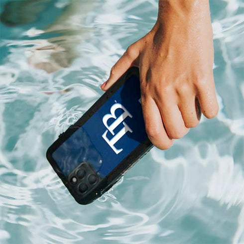 MLB Tampa Bay Rays - Solid Distressed iPhone 11 Pro Waterproof Case