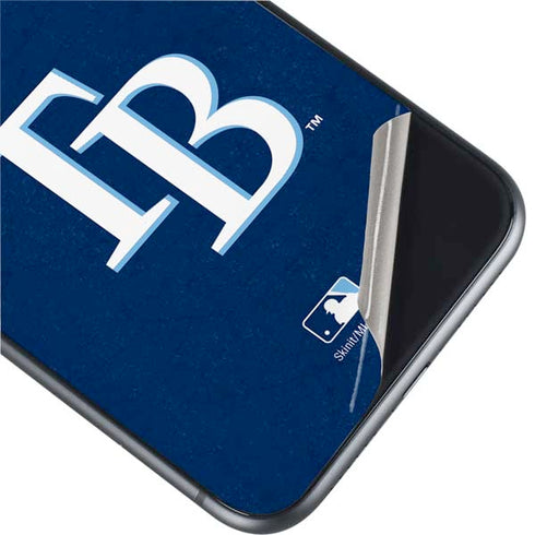 MLB Tampa Bay Rays - Solid Distressed iPhone 11 Skin