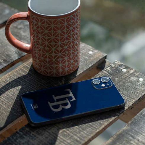 MLB Tampa Bay Rays - Solid Distressed iPhone 11 Skin