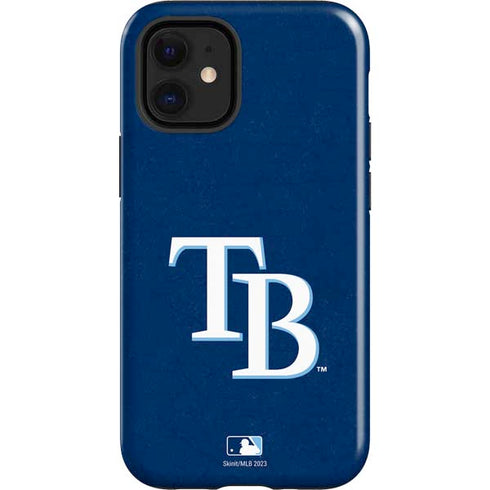 MLB Tampa Bay Rays - Solid Distressed iPhone 12 Mini Impact Case