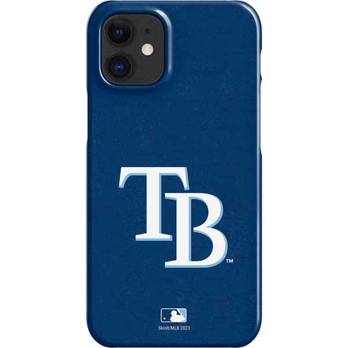 MLB Tampa Bay Rays - Solid Distressed iPhone 12 Mini Lite Case