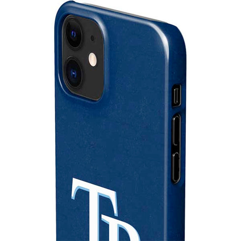 MLB Tampa Bay Rays - Solid Distressed iPhone 12 Mini Lite Case