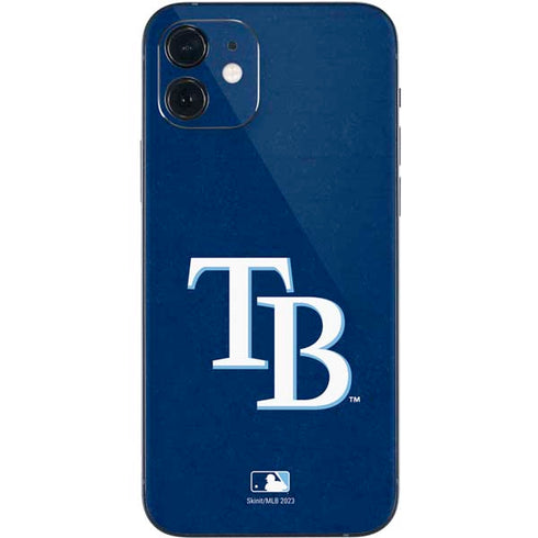 MLB Tampa Bay Rays - Solid Distressed iPhone 12 Mini Skin