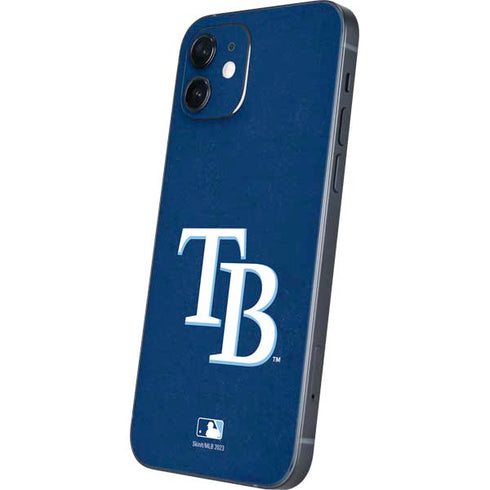 MLB Tampa Bay Rays - Solid Distressed iPhone 12 Mini Skin