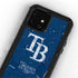MLB Tampa Bay Rays - Solid Distressed iPhone 12 Mini Waterproof Case