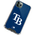 MLB Tampa Bay Rays - Solid Distressed iPhone 12 Pro Clear Case