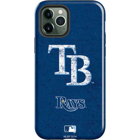 MLB Tampa Bay Rays - Solid Distressed iPhone 12 Pro Max Impact Case