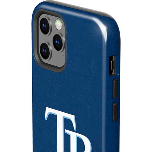 MLB Tampa Bay Rays - Solid Distressed iPhone 12 Pro Max Impact Case