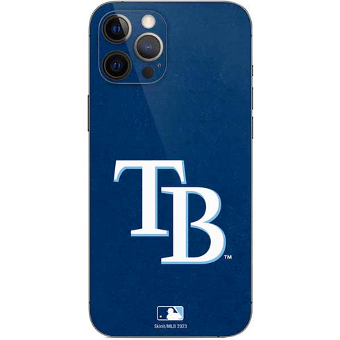 MLB Tampa Bay Rays - Solid Distressed iPhone 12 Pro Max Skin