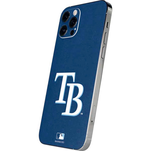 MLB Tampa Bay Rays - Solid Distressed iPhone 12 Pro Skin
