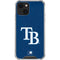 MLB Tampa Bay Rays - Solid Distressed iPhone 13 Mini Clear Case