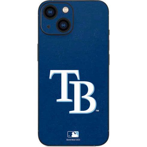 MLB Tampa Bay Rays - Solid Distressed iPhone 13 Mini Skin