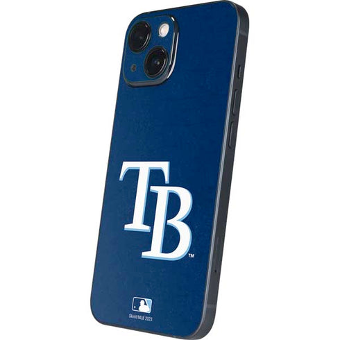 MLB Tampa Bay Rays - Solid Distressed iPhone 13 Mini Skin