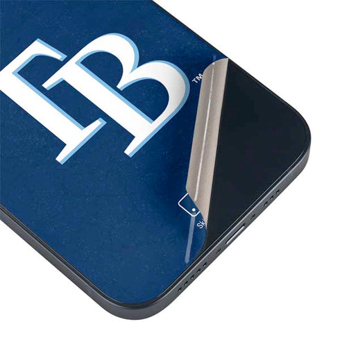 MLB Tampa Bay Rays - Solid Distressed iPhone 13 Mini Skin