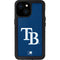 MLB Tampa Bay Rays - Solid Distressed iPhone 13 Mini Waterproof Case