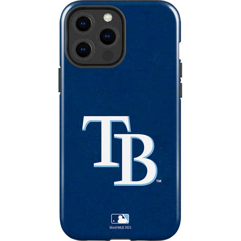 MLB Tampa Bay Rays - Solid Distressed iPhone 13 Pro Max Impact Case
