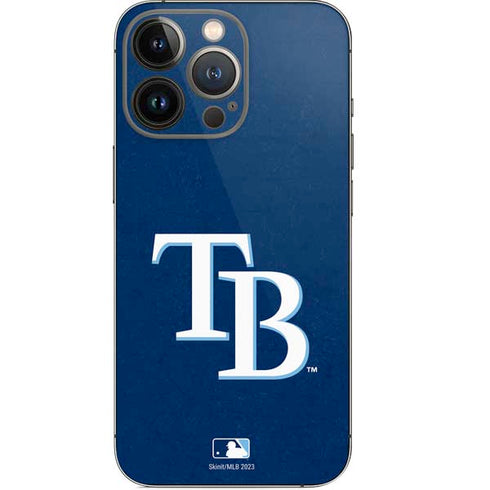 MLB Tampa Bay Rays - Solid Distressed iPhone 13 Pro Skin