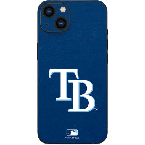 MLB Tampa Bay Rays - Solid Distressed iPhone 13 Skin