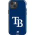 MLB Tampa Bay Rays - Solid Distressed iPhone 15 Impact Case