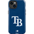 MLB Tampa Bay Rays - Solid Distressed iPhone 15 Plus Impact Case