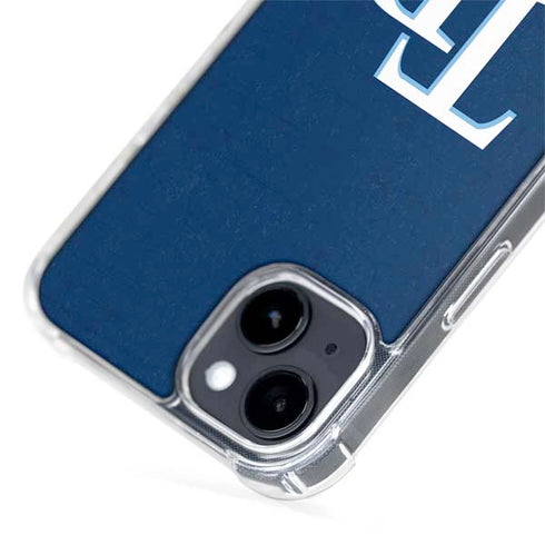 MLB Tampa Bay Rays - Solid Distressed iPhone 15 Plus MagSafe Case