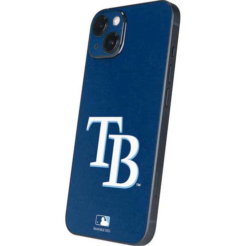 MLB Tampa Bay Rays - Solid Distressed iPhone 15 Plus Skin