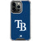 MLB Tampa Bay Rays - Solid Distressed iPhone 15 Pro Clear Case