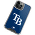 MLB Tampa Bay Rays - Solid Distressed iPhone 15 Pro Clear Case