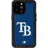 MLB Tampa Bay Rays - Solid Distressed iPhone 14 Pro Max Waterproof Case
