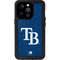 MLB Tampa Bay Rays - Solid Distressed iPhone 14 Pro Waterproof Case